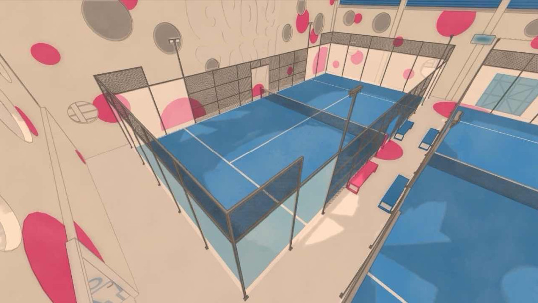 Goofy Padel Court Area